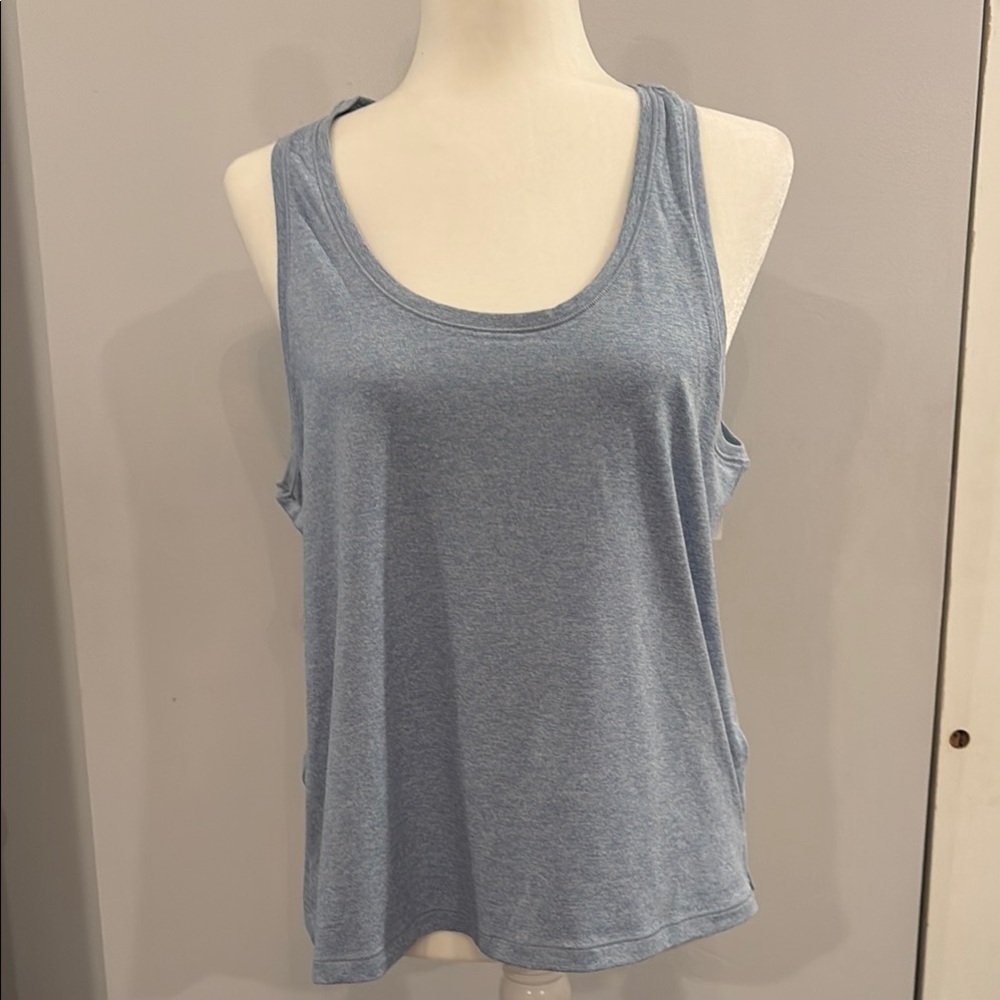 Athleta Gray Sleeveless Relaxed Tank Top